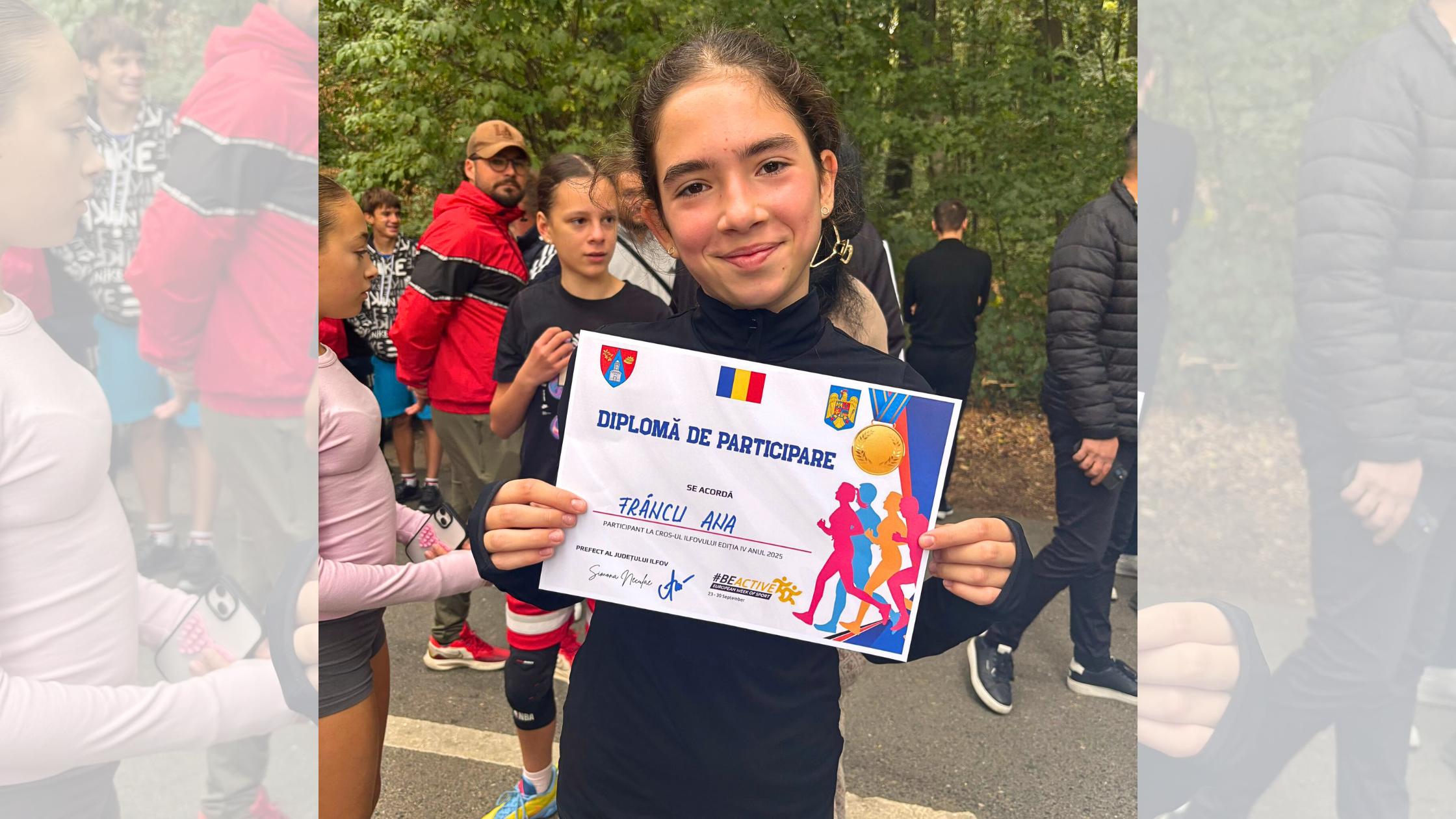 Ana Frâncu participare Crosul Ilfovului