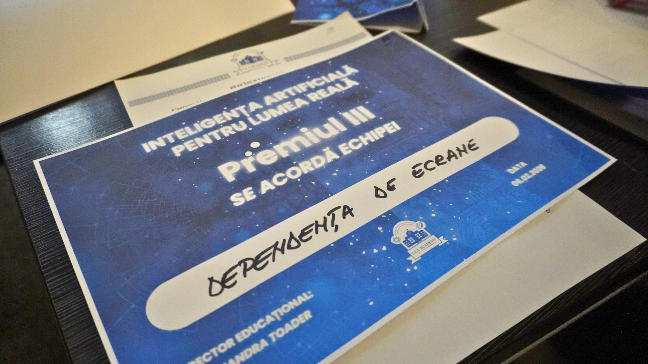 Diplomă Locul III